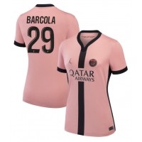 Paris Saint-Germain Bradley Barcola #29 Tredjeställ Dam 2024-25 Kortärmad